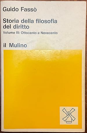 Seller image for Storia della filosofia del diritto. Vol. III: Ottocento e Novecento for sale by Libreria Il Morto da Feltre