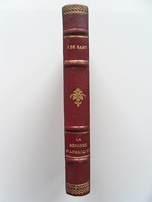 Seller image for La Rponse d'Aphrodite. Roman, illustrations de Robert Nibes. for sale by Philippe Moraux