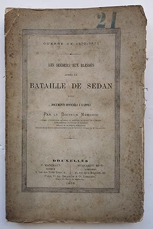 le SECOURS aux BLESSÉS après la bataille de SEDAN