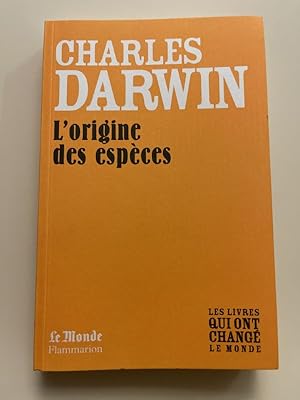 Image du vendeur pour L'origine des espces mis en vente par LIBRAIRIE GIL-ARTGIL SARL