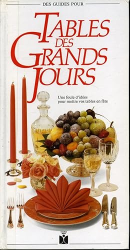 Imagen del vendedor de Des Guides pour Tables des grands jours a la venta por Librairie Le Nord