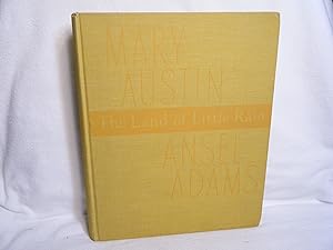 Seller image for The Land of Little Rain (Signed by Ansel Adams) for sale by curtis paul books, inc.
