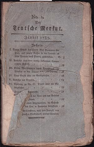 Teutsche Merkur. Jänner 1785. No. 1