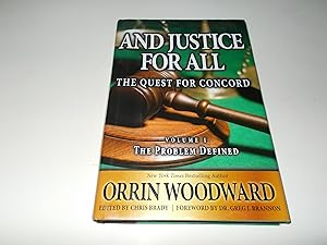 Bild des Verkufers fr And Justice for All : The Quest for Concord, Volune I, The Problem Defined zum Verkauf von Paradise Found Books