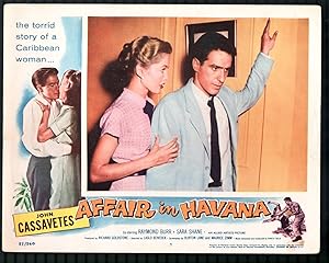 Seller image for Affair in Havana 11'x14' Lobby Card #7 John Cassavetes Sara Shane Crime Film-Noir for sale by DTA Collectibles