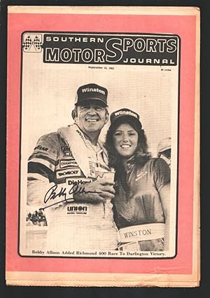 Southern Motor Sports Journal 9/16/1983-Autographed Bobby Allison photo cover-Ricky Rudd-Satch Wo...