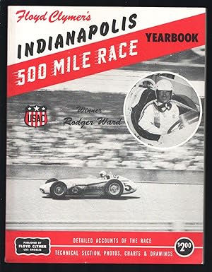 Indianapolis 500 Yearbook 1959-Floyd Clymer-Driver & car pix-Roger Ward-History of 500 Mile race ...