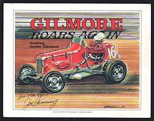 Gilmore Roars Again 8 1/2 x 11 Color Print 1989-Autographed by artist Joe Henning-FN