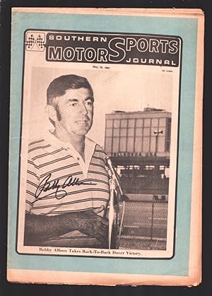 Southern Motor Sports Journal 9/23/1983-Autographed Bobby Allison photo cover-Darrell Waltrip-Gar...