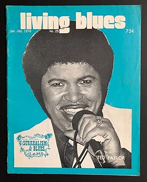 Imagen del vendedor de Living Blues 25 (January-February 1976) -- includes "Surrealism and Blues" supplement edited by Franklin Rosemont a la venta por Philip Smith, Bookseller