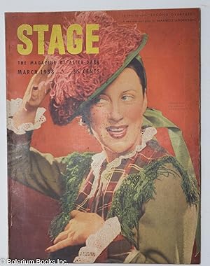 Seller image for Stage: the magazine of after-dark entertainment; March 1938: Second Overture by Maxwell Anderson for sale by Bolerium Books Inc.