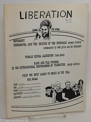 Seller image for Liberation. Vol. 16, no. 3 (May 1971) for sale by Bolerium Books Inc.