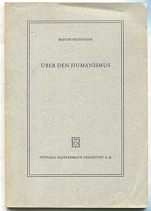 Bild des Verkufers fr ber Den Humanismus zum Verkauf von Between the Covers-Rare Books, Inc. ABAA