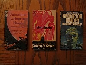 Robert Sheckley Three (3) Paperback Book Lot, including: Untouched by Human Hands (Collection); C...