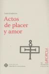 Imagen del vendedor de ACTOS DE PLACER Y AMOR a la venta por AG Library