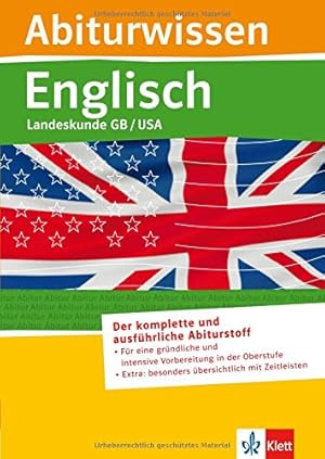 Bild des Verkufers fr Abiturwissen; Englisch- Landeskunde Great Britain, United States of America: Great Britain und USA zum Verkauf von Gabis Bcherlager