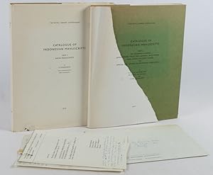 Bild des Verkufers fr Catalogue of Indonesian Manuscripts. Part 1. Batak Manuscripts. Part 2. Old Javanese Charters, Javanese, Malay and Lampung Manuscripts, Mads Lange's Balinese Letters and Official Letters in Indonesian Languages. zum Verkauf von Asia Bookroom ANZAAB/ILAB