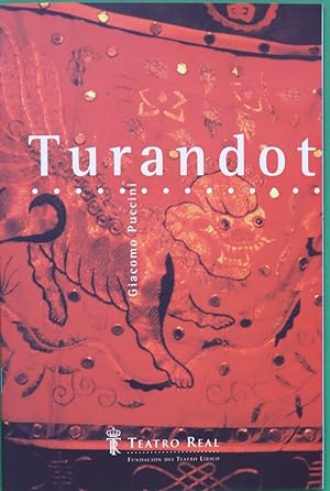 Seller image for Turandot drama lrico en tres actos for sale by Librera Alonso Quijano