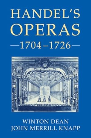 Seller image for Handel's Operas, 1704-1726 for sale by GreatBookPrices
