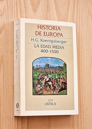 Bild des Verkufers fr HISTORIA DE EUROPA. LA EDAD MEDIA 400-1500 zum Verkauf von Libros con Vidas