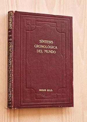 Imagen del vendedor de SINTESIS CRONOLOGICA DEL MUNDO a la venta por Libros con Vidas