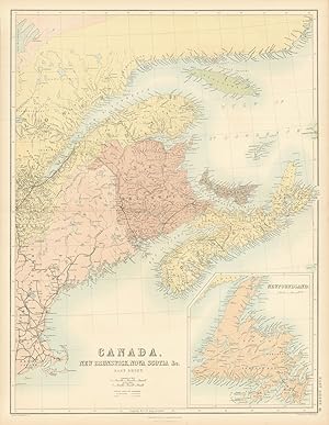 Canada, New Brunswick. Nova Scotia &c. East Sheet // Newfoundland