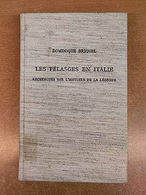 Les Pélasges en Italie - Recherches sur l'Histoire de la Légende