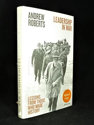 Seller image for Leadership in War. Lessons from those who made history *SIGNED First Edition, 1st printing* for sale by Malden Books