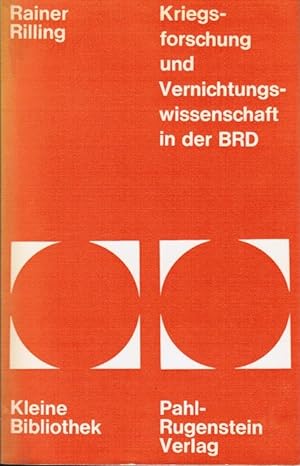 Seller image for Kriegsforschung und Vernichtungswissenschaft in der BRD for sale by Schueling Buchkurier
