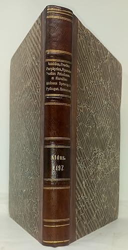 Bild des Verkufers fr De mysteriis Aegyptiorum, Chaldaeorum, Assysiorum. (trad. Marsilius Ficinus). zum Verkauf von Libreria Antiquaria Pregliasco