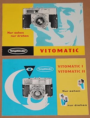 2 x Voigtländer - Vitomatic I und II ( Nur sehen nur drehen ) - Unterschiedliche Ausgaben ( 1959 ...
