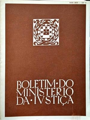 BOLETIM DO MINISTERIO DA JUSTIÇA, N.º 379, OUTUBRO 1988.