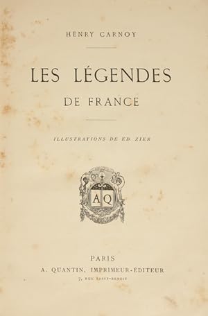 LES LÉGENDES DE FRANCE.
