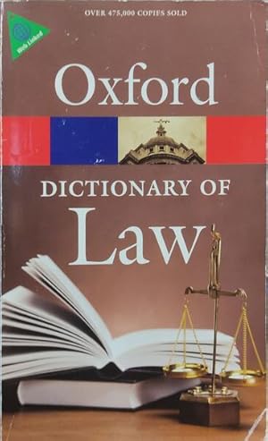 Seller image for A DICTIONARY OF LAW. for sale by Livraria Castro e Silva