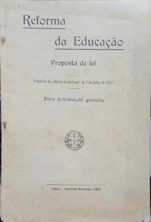 REFORMA DA EDUCAÇÃO.