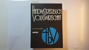 Imagen del vendedor de Handwrterbuch der Volkswirtschaft a la venta por Gebrauchtbcherlogistik  H.J. Lauterbach