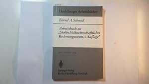 Bild des Verkufers fr Arbeitsbuch zu Stobbe, Volkswirtschaftliches Rechnungswesen : zum Verkauf von Gebrauchtbcherlogistik  H.J. Lauterbach