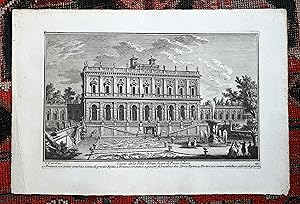 Bild des Verkufers fr Kupferstich von Vasi. Casino della Villa Albani fuori di Porta Salara. zum Verkauf von Antiquariat Thomas Rezek