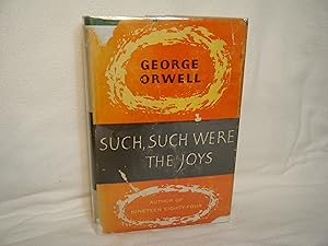 Seller image for Such, Such Were the Joys for sale by curtis paul books, inc.