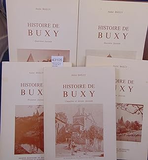 Histoire de Buxy. ( Complet des 5 fascicules )