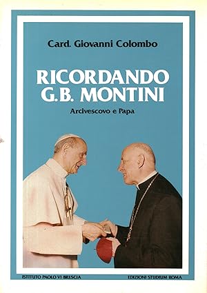 Image du vendeur pour Ricordando G.B. Montini Arcivescovo e Papa mis en vente par Di Mano in Mano Soc. Coop