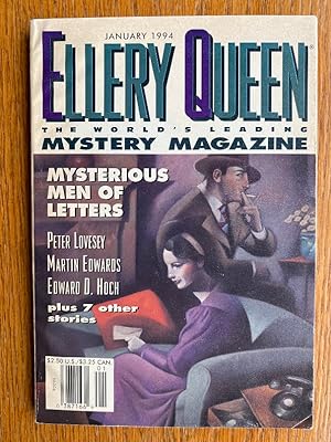 Image du vendeur pour Ellery Queen Mystery Magazine January 1994 mis en vente par Scene of the Crime, ABAC, IOBA