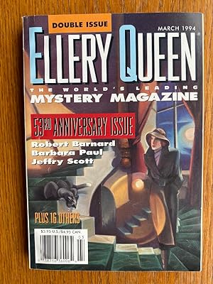 Image du vendeur pour Ellery Queen Mystery Magazine March 1994 mis en vente par Scene of the Crime, ABAC, IOBA