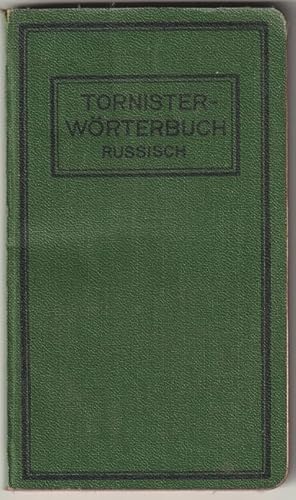 Bild des Verkufers fr Russisches Tornisterwrterbuch mit vollstndiger Aussprache. zum Verkauf von Antiquariat Burgverlag