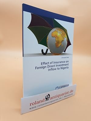 Effect of Insurance on Foreign Direct Investment Inflow to Nigeria