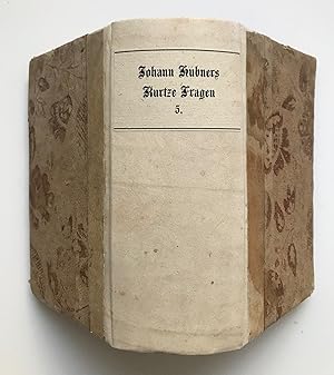 Bild des Verkufers fr Johann Hbners, Kurtze Fragen aus der Politischen Historia, Bis auf gegenwrtige Zeit continuiret, Und mit einem vollstndigen Register versehen. zum Verkauf von Antiquariat Im Baldreit