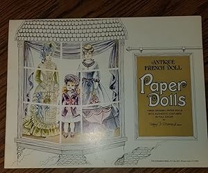 Bild des Verkufers fr Antique French Doll: Paper Dolls: Three Original Paper Dolls with Authentic Costumes in Full Color zum Verkauf von CKBooks
