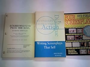 Seller image for Four Screenplays. Studies in the American Screenplay/ Screenwriting from the soul/ Writing Screenplays that sell. 3 volumes for sale by Celler Versandantiquariat