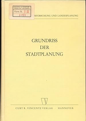 Bild des Verkufers fr Grundriss der Stadtplanung zum Verkauf von avelibro OHG