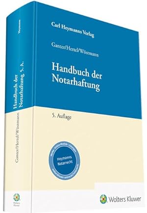 Seller image for Handbuch der Notarhaftung for sale by BuchWeltWeit Ludwig Meier e.K.